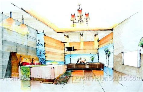 Interior architecture drawing drawings perspective drawing bedroom drawing perspective art hotel landscape designs to draw architecture drawing design. render | Interior design drawings, Drawing interior ...