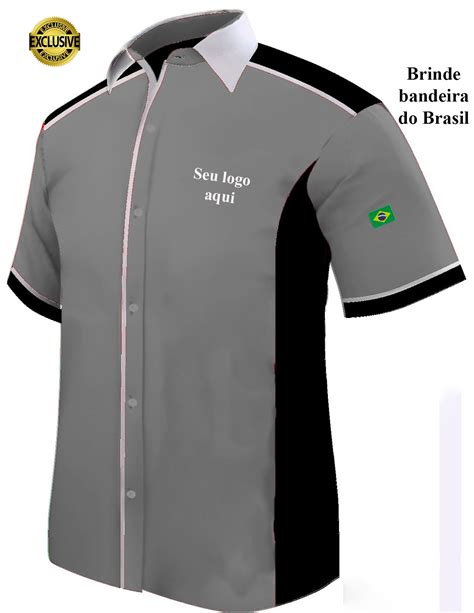Camisa Masculina Personalizada Lindo Modelo Para Uniformes Kit C