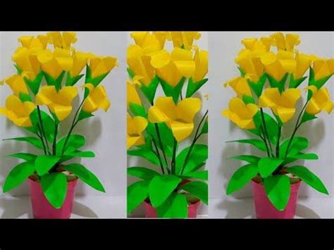 Cara membuat bunga hiasan rumah. Cara mudah membuat bunga plastik kresek yang bagus buat ...