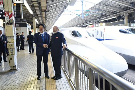 india s first bullet train from mumbai to ahmedabad to travel underwater in the arabian sea
