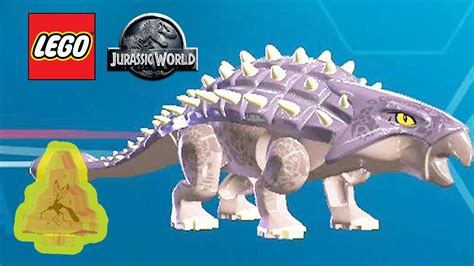 Lego Jurassic World Ankylosaurus Amber Unlocked Youtube