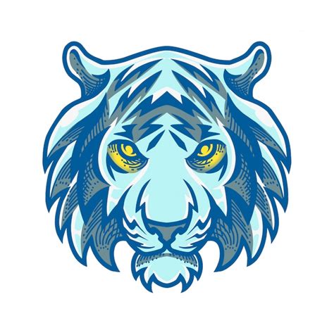 Premium Vector Tiger Head Mascot Logo