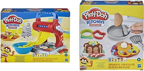 Play Doh Kitchen Creations Noodle Party Playset For Children Aged 3 And