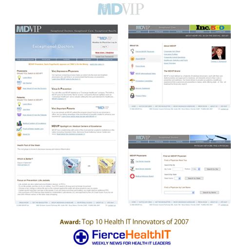 Mdvip Medical Website Design Custom Website Layout Web Couture