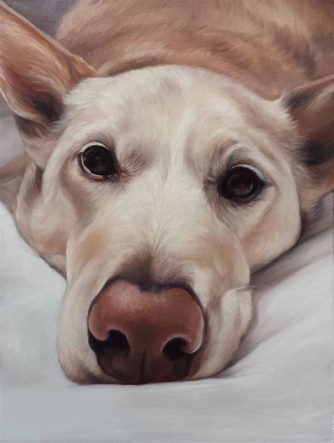 Custom Pet Portrait Pet Painting Dog Portrait Oil Painting