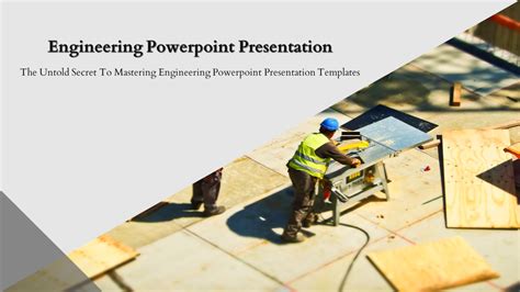 Ready To Use Engineering Powerpoint Presentation Template