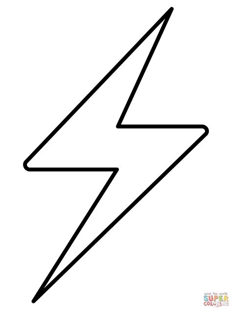 Lightning Emoji Coloring Page Free Printable Coloring Pages