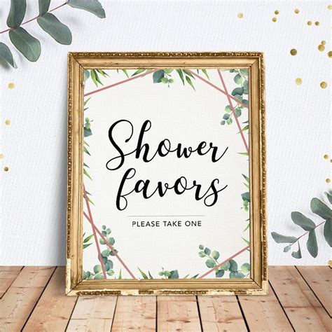 Shower Favors Please Take One Printable Favor Sign Bridal Etsy Uk