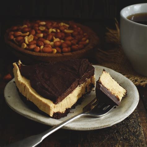 It's a pie.not wait it's cheesecake. Low-Carb Peanut Butter Pie Recipe - Simply So Healthy