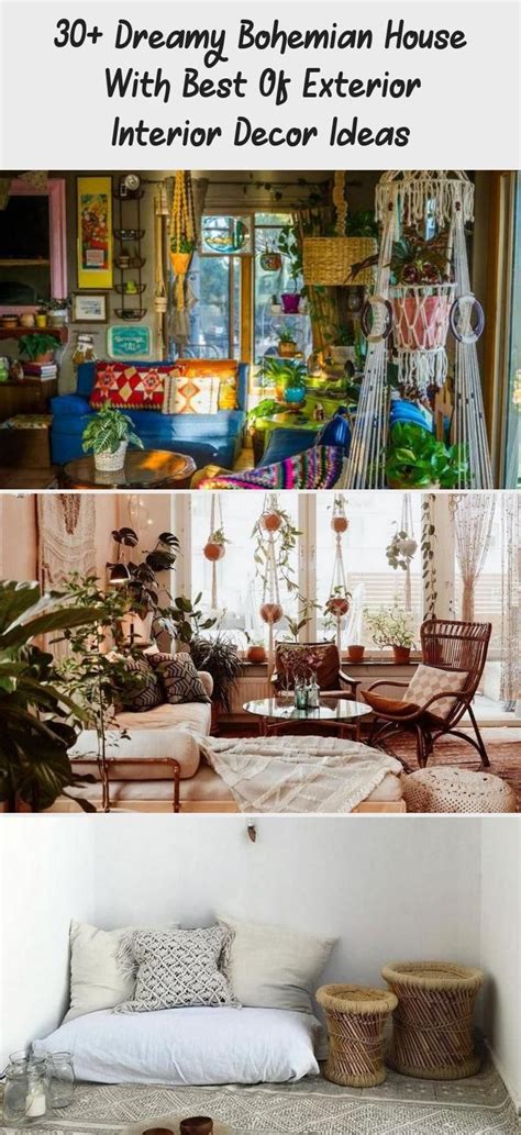 30 Dreamy Bohemian House With Best Of Exterior Interior Decor Ideas