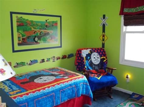 With these ideas decorators can keep their train theme bedroom or nursery project right on track. Thomas the Tank bedroom ideas for boys | Train bedroom ...