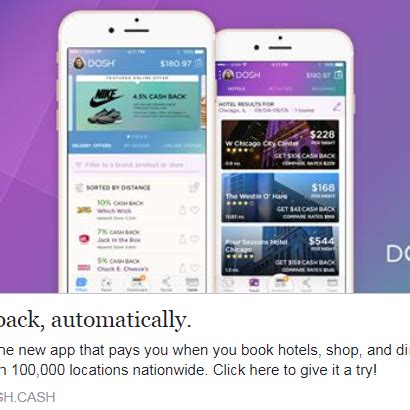 People can take your money without your authorization. Dosh cash app - Home | Facebook