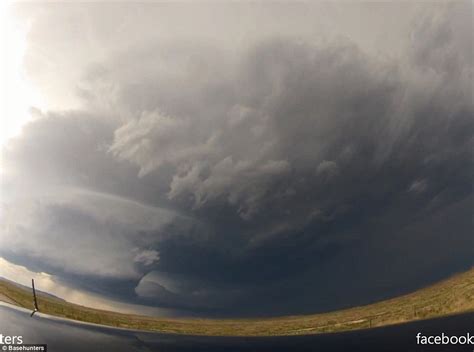Wyomings Supercell Storm System Captured In Spectacular Footage