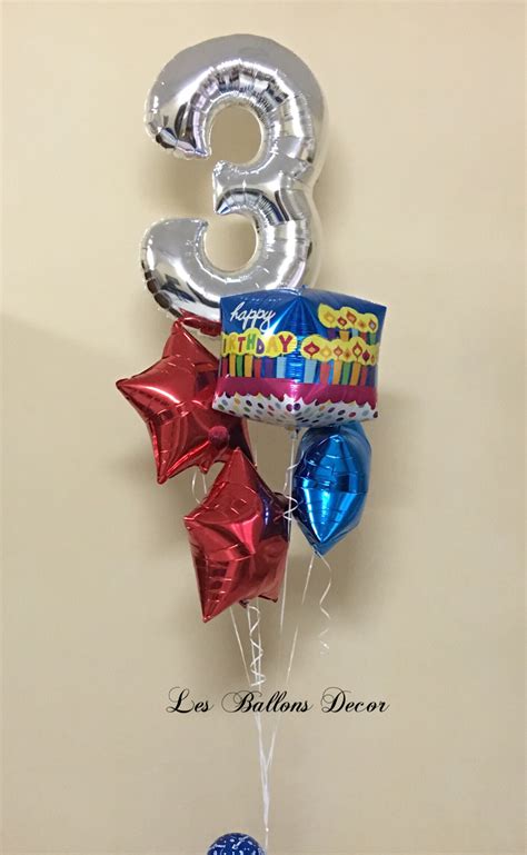 Birthday - Number Balloon Bouquet | Balloon bouquet ...