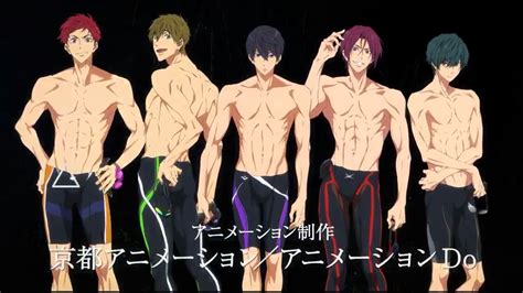 Haruka Makoto Rin Asahi And Ikuya Free Dive To The Future Anime Guys Makoharu Haruka