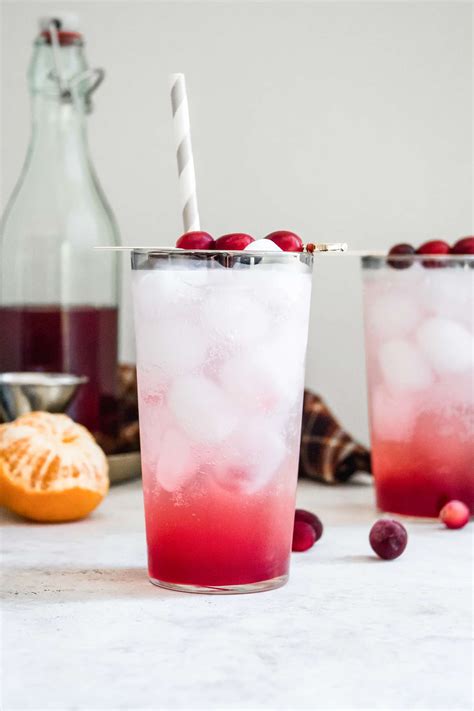Cranberry Tangerine Shrub Recipe