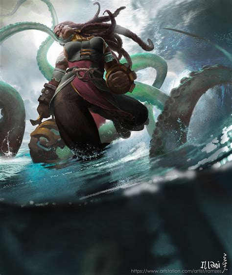 Illaoi Fan Art Xi Zhang On Artstation At