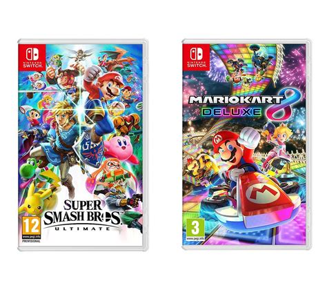 Nintendo Switch Super Smash Bros Ultimate And Mario Kart 8 Deluxe Bundle Reviews Updated