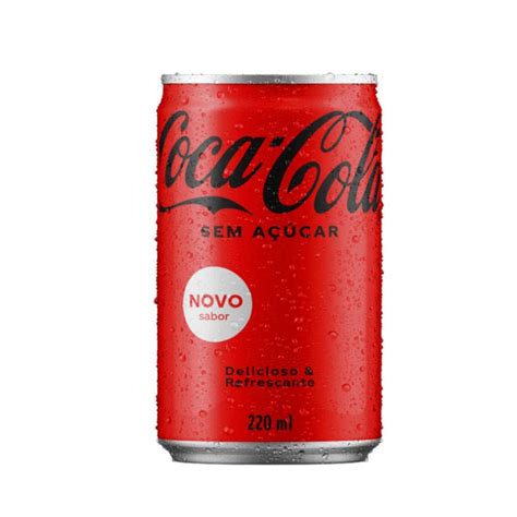 REFRIGERANTE COCA COLA ZERO MINI LATA 220ML C 12 Distribuidora Hideal