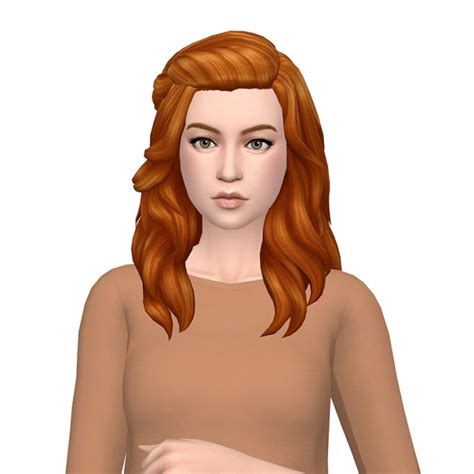 Simple Simmer‘s Isabelle Hair Recolors At Deeliteful Simmer Sims 4