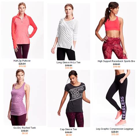 Old Navy Active Wear For 50 Off Utah Sweet Savings