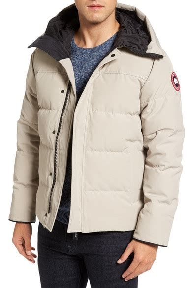 Canada Goose Macmillan Slim Fit Hooded Parka In Limestone Modesens