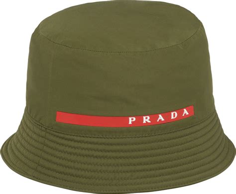 Prada Olive Green Bucket Hat Inc Style