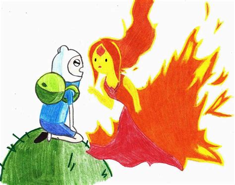 Finn X Flame Princess Adventure Time With Finn And Jake Fan Art 35401687 Fanpop