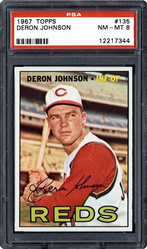 1967 Topps Deron Johnson Psa Cardfacts®