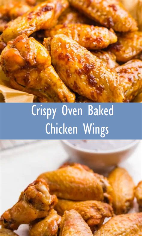 Baking the chicken is wayyy easier.full recipe. Crispy Oven Baked Chicken Wings - Easy Recipes