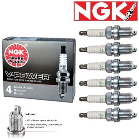 6 Pack Ngk V Power Racing Spark Plugs 4554 R5671a 8 4554 R5671a8 Tune
