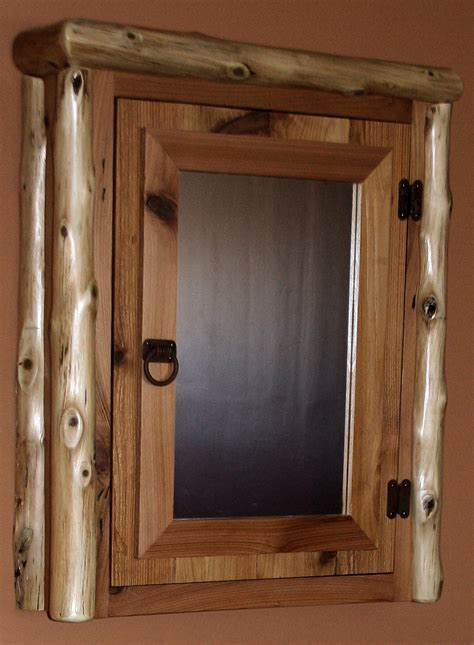 Maybe you would like to learn more about one of these? Cedar Log Reclaimed Cedar Medicine Cabinet — Barn Wood ...