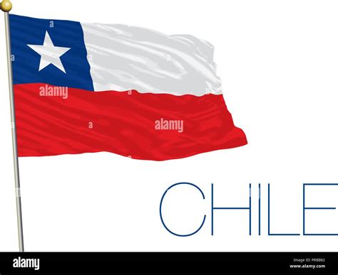 Chile Flag Vector Illustration Stock Vector Image And Art Alamy