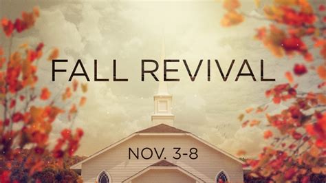 Fall Revival Eastside Baptist Church
