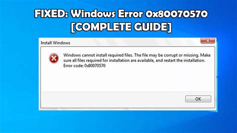 How To Solve The Error Code X A While Installing Windows Riset