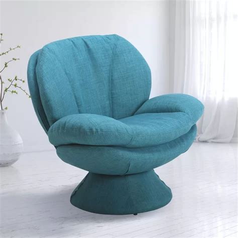 Shop with afterpay on eligible items. Michelson Pub Swivel Lounge Chair | Turquoise fabric, Best ...