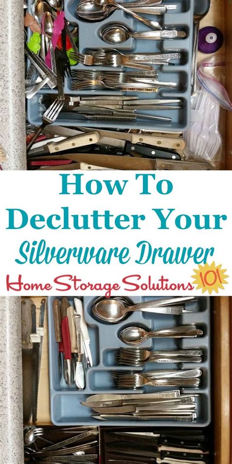 How To Declutter And Organize Silverware Drawer Silverware Drawer