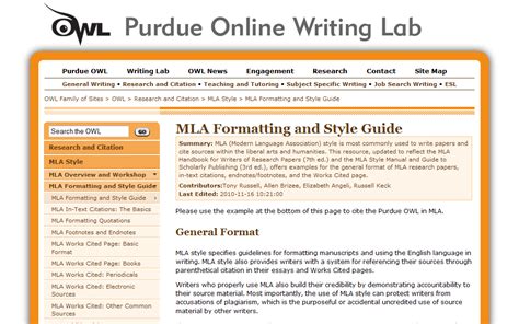Owl Purdue In Text Citations Apa Classroom Poster Purdue Writing Lab