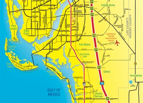 Map Of Southwest Florida Welcome Guide Map To Fort Myers And Naples