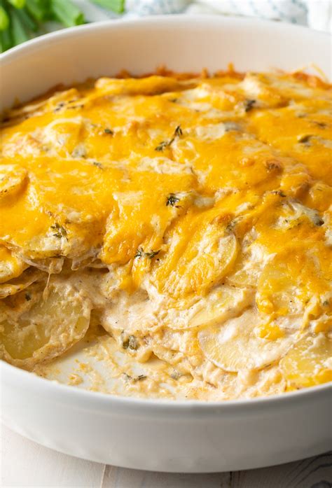 Cheesy Scalloped Potatoes Au Gratin A Spicy Perspective