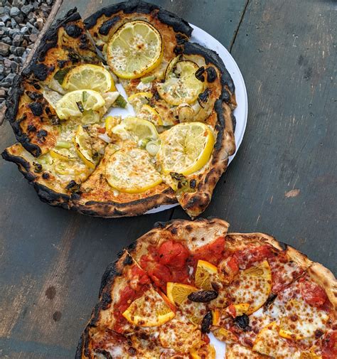 Wood Fired Lemon Pizza Dgourmacs Blog