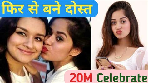 Jannat And Avneet Again Friendsjannat Zubair 20 Million Followers On Instagramjannat Celebrate