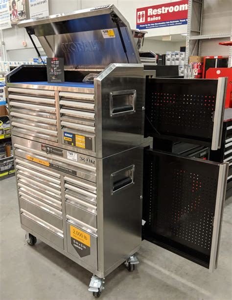 Fedmax storage cabinet with doors and shelves 71 tall w locks & adjustable shelving metal utility cabinet for garage office classroom kitchen pantry 70 86 l x 31 5 w x 15 75 d. Kobalt Garage Cabinet Accessories | Dandk Organizer