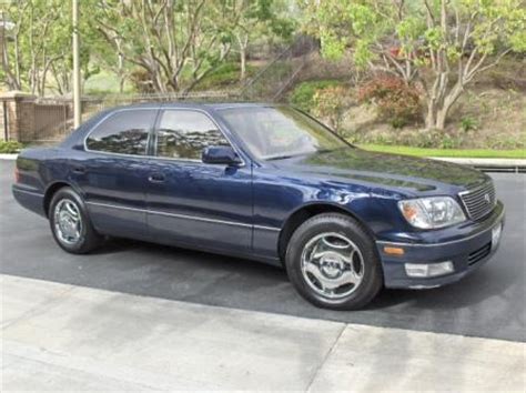 Dark blue exterior with beige interior in good condition. FS: 1998 LS400 Dark Blue w/Nav in SoCal - Club Lexus Forums