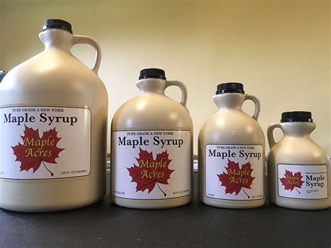 100 Pure Maple Syrup Plastic Jug Maple Acres Online Store