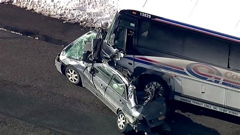 1 Dead In Head On Crash Involving Bus Car On Route 17 In Tuxedo Ny