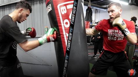December 17, 1996 (24 age) boxrec id: DAVID BENAVIDEZ VS CALEB PLANT - HEAVY BAG - SIDE BY SIDE ...