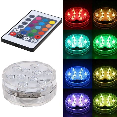 Remote Control Color Colored Led Light Boundery Style Waterproof Efx