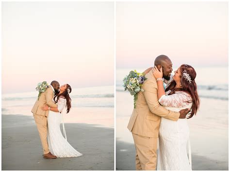 A full kitchen and a seating area with a sofa bed are found in the villas at the hilton head island beach and tennis resort. Hilton Head Beach Wedding | Christy + Dewayne | Glowing ...
