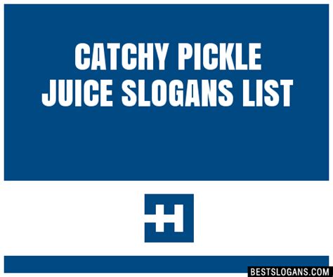 100 Catchy Pickle Juice Slogans 2024 Generator Phrases And Taglines
